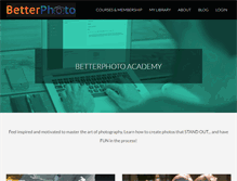 Tablet Screenshot of betterphoto.biz